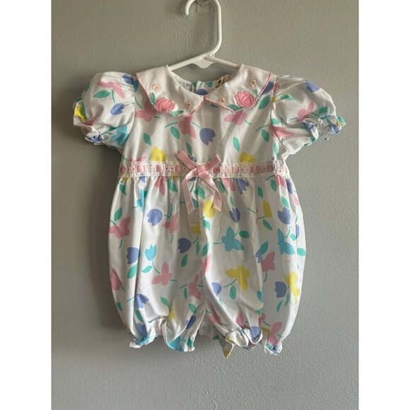 Vintage baby romper 3/6M - Picture 1 of 8